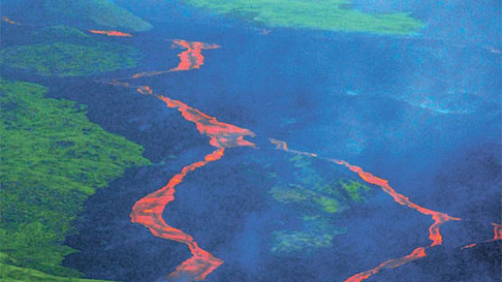 [사진] 용암 강물