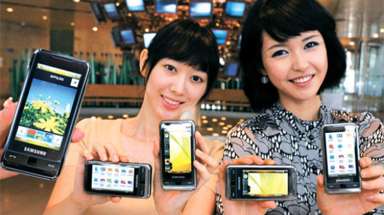 [사진] 삼성, 새 터치폰 ‘옴니아’