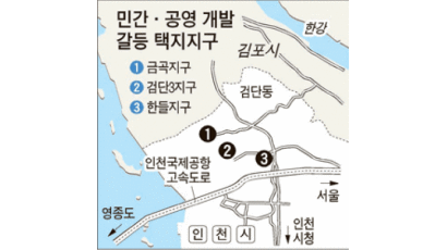 민영·공영 개발방식 싸고 인천 곳곳서 끝없는 갈등