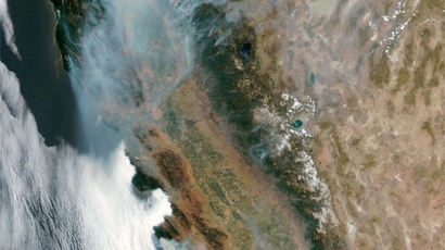 [사진] 위성으로 본 캘리포니아 산불