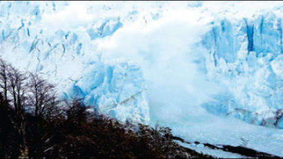 [사진] 지구온난화 탓? 아르헨 얼음 터널 붕괴
