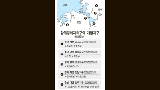 생산 45조, 일자리 29만 황해경제자유구역 시동