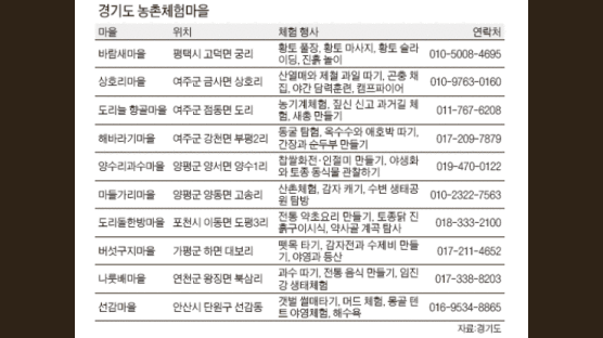 수도권 1박2일 … 강추! 농촌체험