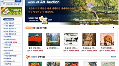인터넷 미술품 경매, 투자자들 관심 급증