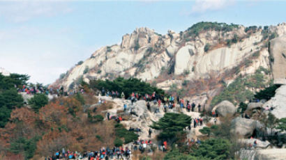 [사진] 가을 드리운 북한산
