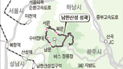 레일따라 도시기행 ② 말쑥해진 남한산성, 단풍트레킹 유혹