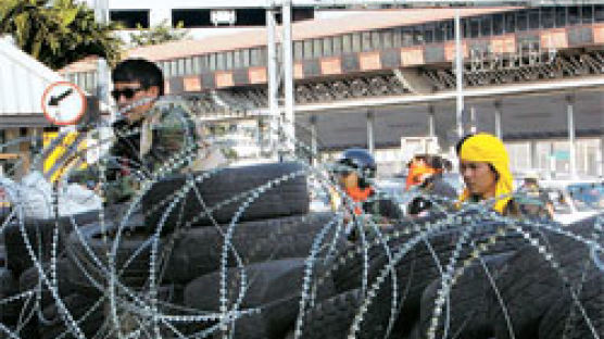 태국 공항 마비 사태 장기화 조짐