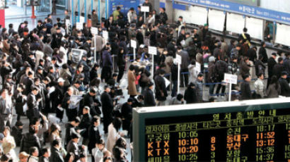 [사진] 설날 열차표 예매