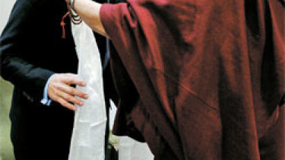 사르코지, 달라이 라마 만나 중국 “방자한 내정 간섭” 반발
