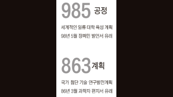 숫자 속에 담긴 중국 정부의 대학 발전 전략