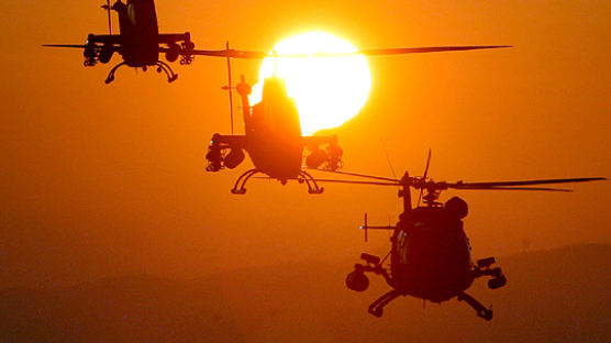 [사진] 코브라 헬기 전술훈련
