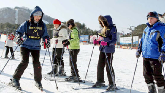 [사진] 스키 배우러 러시아에서 왔어요