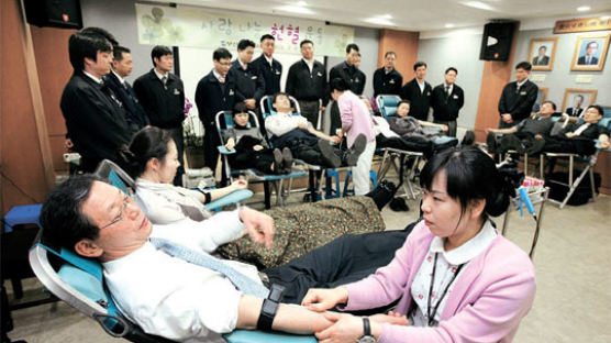 [사진] 부산교통공사 헌혈 릴레이