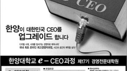 한양대 경영대학원 e-CEO 과정 모집