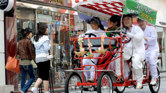 전주 한옥마을 ‘자전거 버스’로 구경하세요