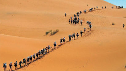 [사진] 250㎞ ‘사막 마라톤’