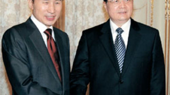 “끝까지 북한 설득” … 후진타오, 한중 정상회담서 로켓 언급