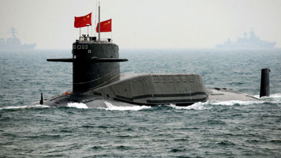 전략 핵미사일 탑재한 핵잠수함 중국, 세계에 첫 공개