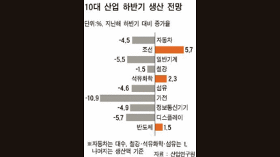 산업연구원 하반기 생산 전망