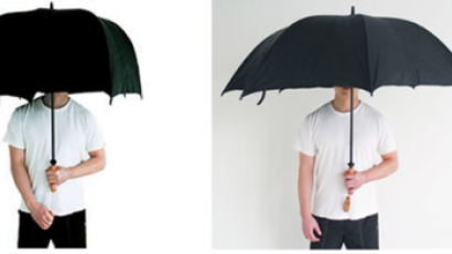 [아이디어 톡톡톡] 넓혔다 좁혔다 ‘예의 바른 우산’