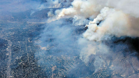 [사진] LA 산불 확산 … ‘여의도 50배’ 잿더미