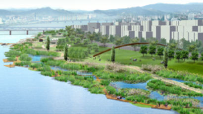 [구구동동] 이촌동 한강공원에 밤섬 크기 생태공원