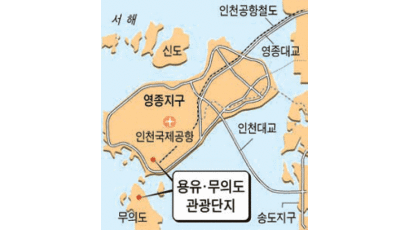 인천공항 인근 용유·무의도 12만명 거주 관광·레저도시로