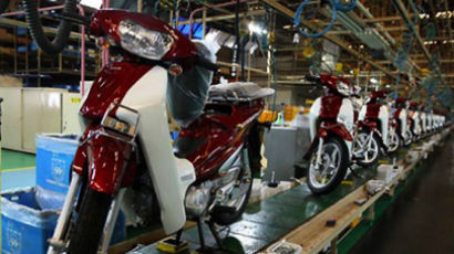 중국산 홍수에 오토바이산업 마비