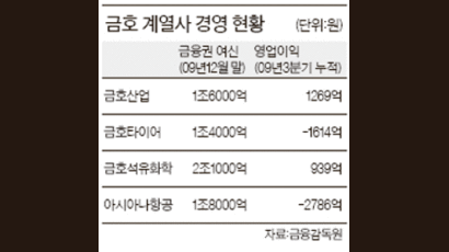 금호그룹 경영권 ‘5년 보장’