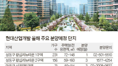 현대산업개발, 올해 서울·수도권 분양에 집중