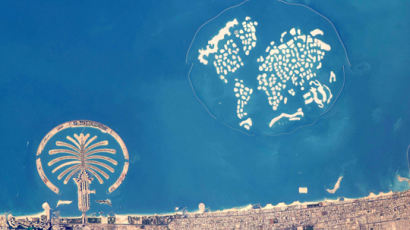 [사진] 우주정거장서 찍은 두바이 인공 섬