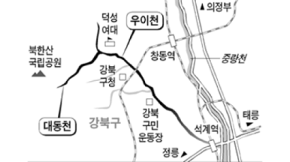 서울 강북구 우이천·대동천을 생태하천으로