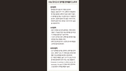 3월 고3 모의고사 영역별 대비법