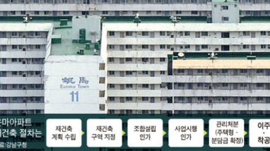 은마아파트 재건축 확정 … 강남 3만 가구도 탄력