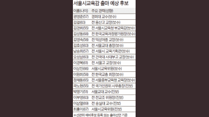 서울교육감 후보 단일화 협상 난항