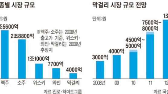 “막걸리시장 군침 도는데 … ” 식품업체 고심