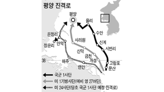 [6·25 전쟁 60년] 서울 거쳐 평양으로 진격 길에 나서다