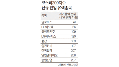 “코스피200 신규 진입 예상 종목…편입 2~3주 전 샀다 편입 후 팔아라”