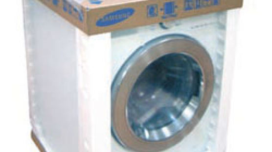 세탁기 투명필름 포장 … 펌프식 치약 용기 … 편하지요, 환경 돕지요