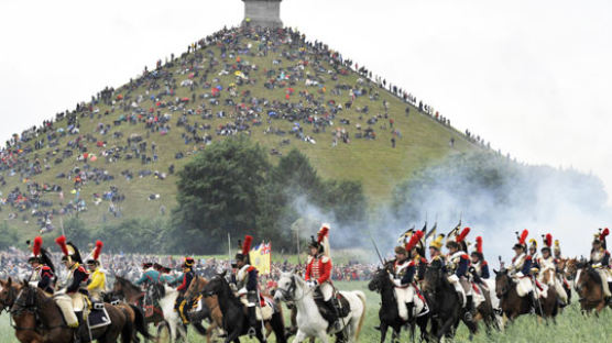 [사진] 나폴레옹 최후의 전투 재현