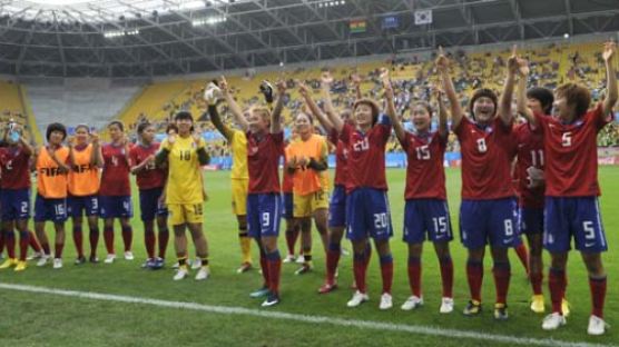 [사진] U-20 女축구 월드컵 사상 첫 8강 '하하하'