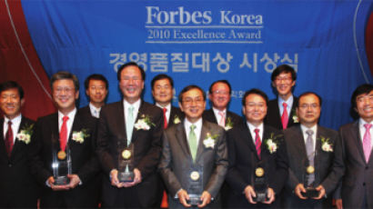2010 Forbes Excellence Award