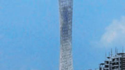 108층 600m … 세계서 가장 높은 광저우 송출탑 완공