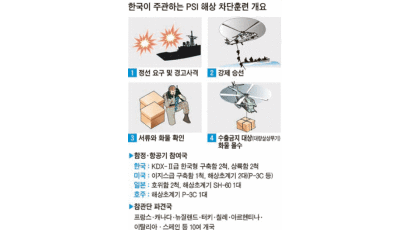 한국 주도 첫 PSI 훈련 ‘동방의 노력’ 13~14일 부산 앞바다서 실시한다
