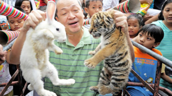 [사진] 필리핀 동물원의 새해 맞이