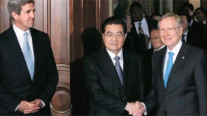 후진타오 만난 미국 의회 지도부, 류샤오보 거론 … 중국 인권 비판