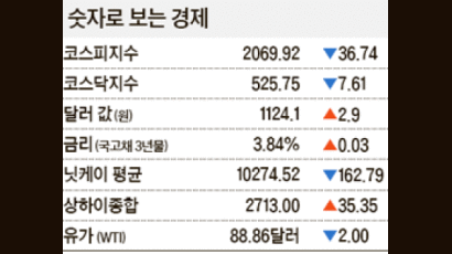 [양념 경제] 손목시계·안경테·콘택트렌즈 … 6년간 거의 안 올라