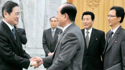 [사진] 방북 중국 외교부 부부장, 김영남 면담