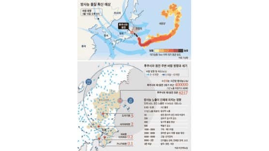[동일본 대지진] 1000mSv 쬐면 구토, 3만mSv 땐 사망