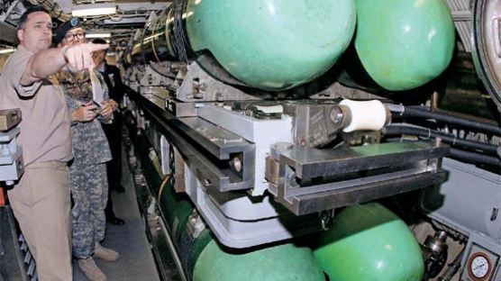 부산 온 세계 최대 핵잠수함 미시간호 … 내부·훈련영상 첫 공개